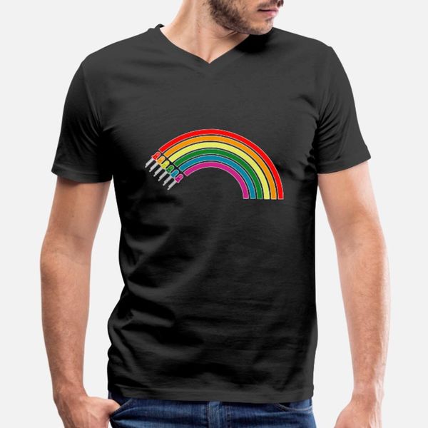 

geek led rainbow t shirt men knitted short sleeve plus size 3xl letters loose new fashion spring autumn cool shirt