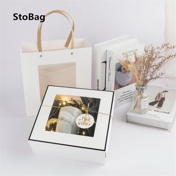 

gift wrap stobag 5pcs wedding birthday party diy handmade box handle candy year supplies baby show chocolate packaging