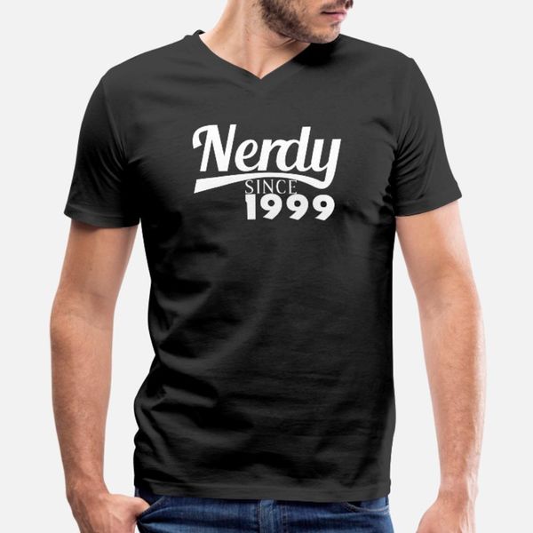 

nerdy с 1999 тенниской людей designs с коротким рукавом o шеи оригинального anti-wrinkle смешной весна тонкой рубашки