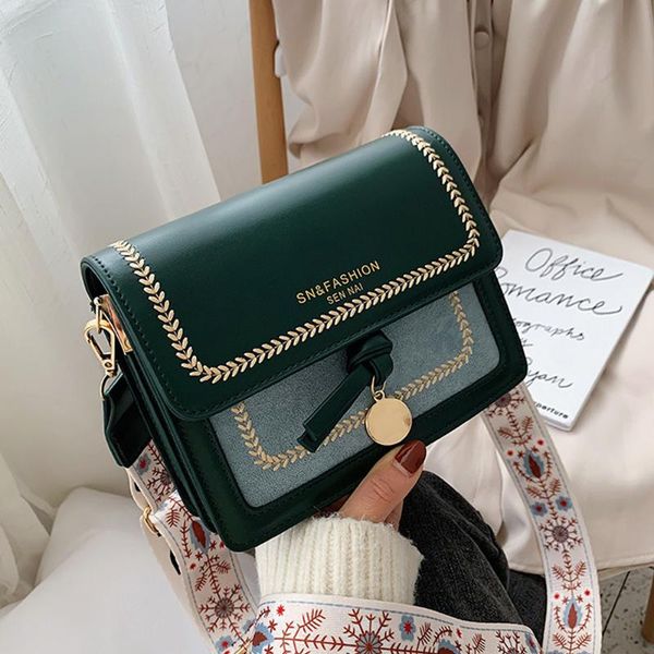 

women's bags 2020 crossbody bag for women korean messenger bag all-match hit color pu fashion lady shoulder flap bolsas de mujer