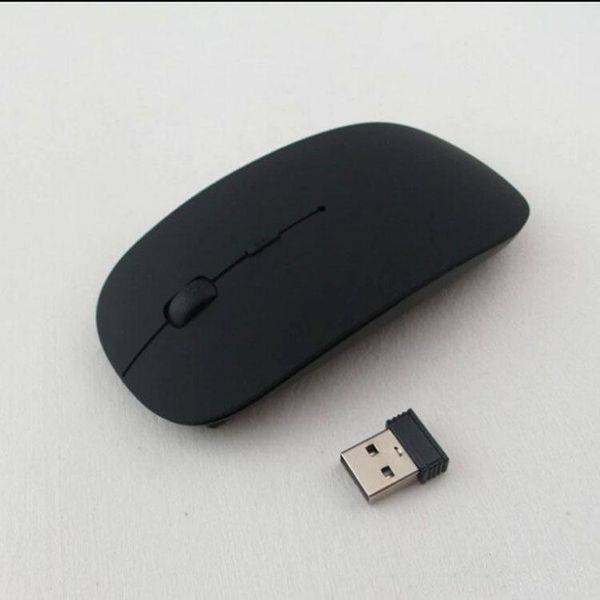 

cgjxschristmas gifts candy color ultra thin wireless mouse and receiver 2 .4g usb optical colorful special offer computer mouse