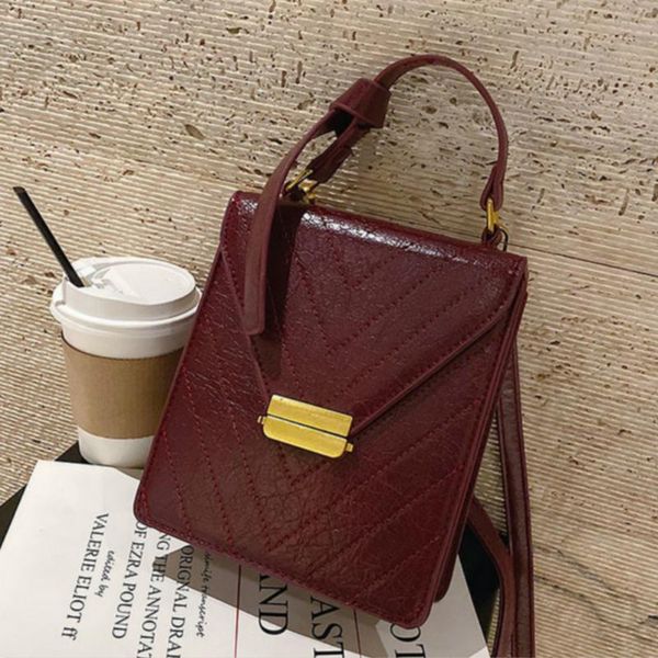 

quality leather female shoulder bag small crossbody bags for women casual flap bag solid color ladies' messenger travel sac