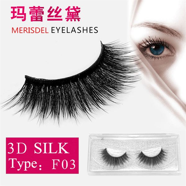 

wholesale custom package private label faux 3d silk false eyelashes