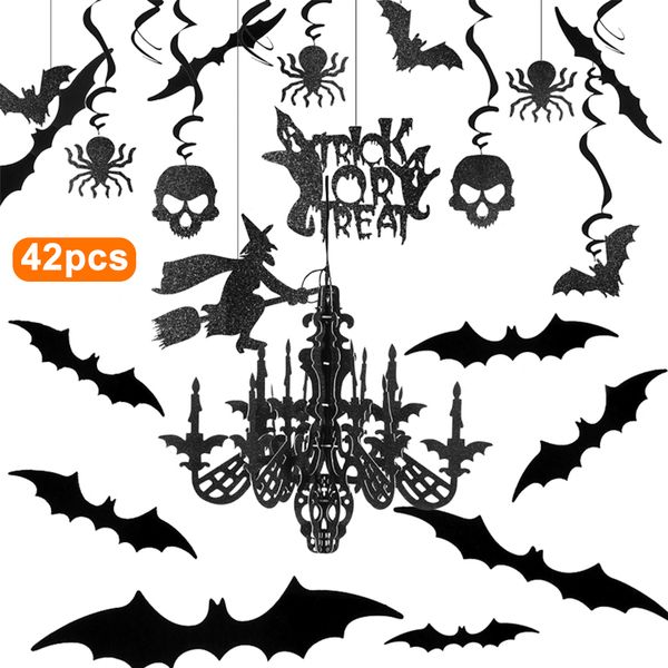 

club wall decoration set for halloween ceiling hanging bar swirl indoor outdoor