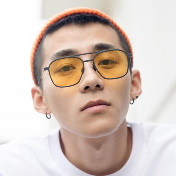 

yaxun brand rimless men's sunglasses polarized carbon fibre legs driving sun glasses eyewear lunettes de soleil, White;black