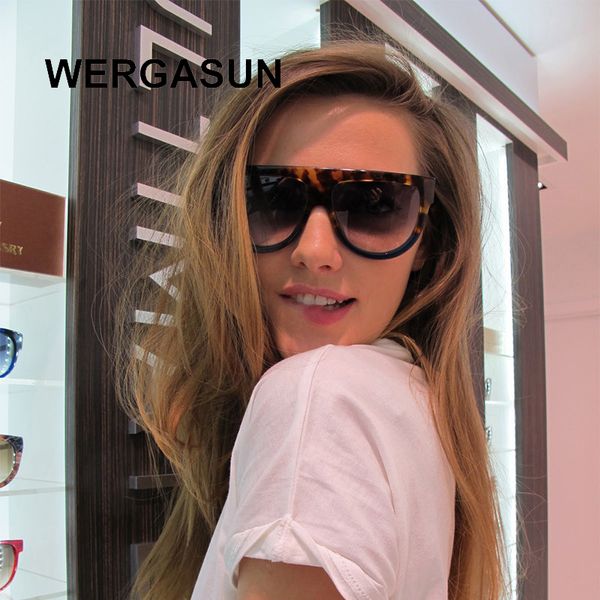 

sunglasses wergasun flat oversized women retro shield shape luxy brand design big frame rivet shades uv400, White;black