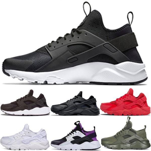 

new arrive running shoes huarache 1 4 for men women black white green grey white red dot triple black sneakers chaussures