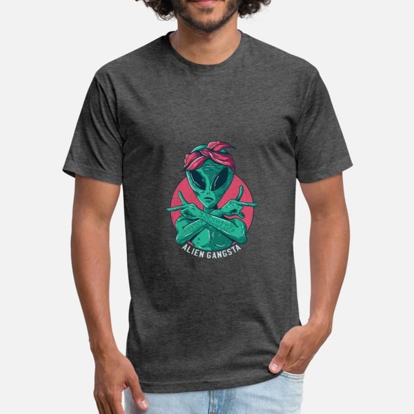 

alien gangsta design cool gift idea t shirt men customize cotton euro size s-3xl fit cute funny spring autumn normal shirt