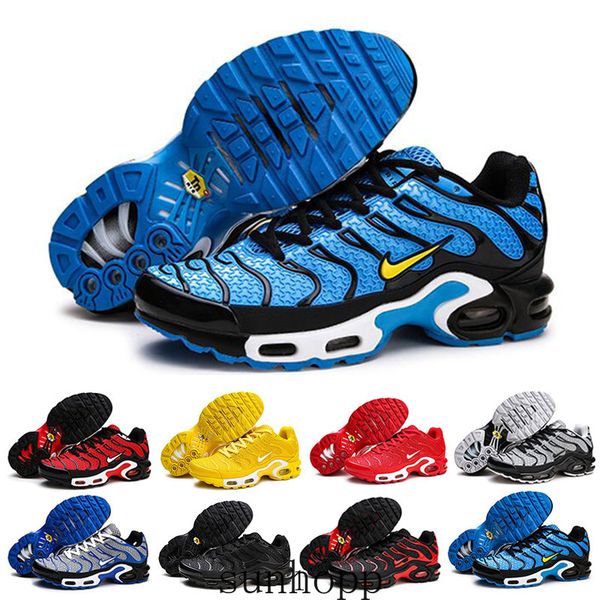 

men sport sneakers shoes new 2020 tn mercurial plus sneakers men tn kpu zapatillas hombre shoe breathable walking trainers aybco, Black