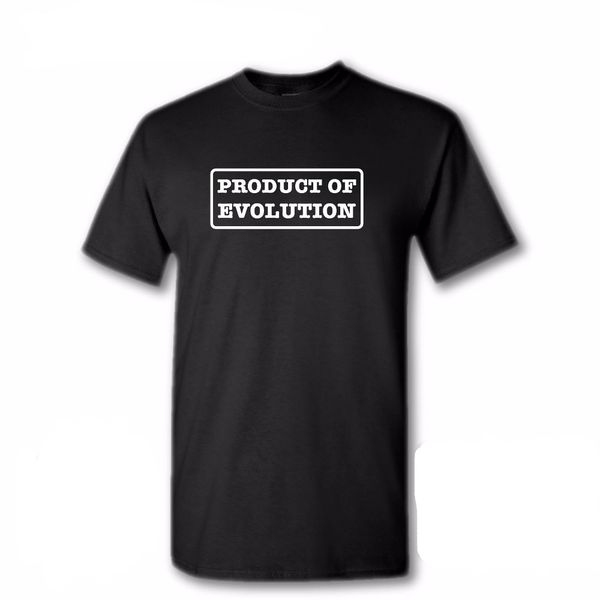 

2019 fashion round neck clothes product of evolution - fun shirt - charles darwin great gift college wholesale tee shirts
