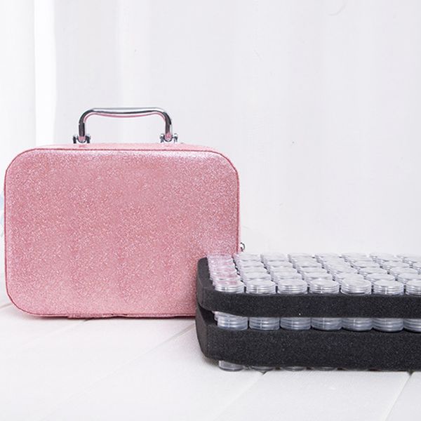 

container beads organizer 96 grids art eva diamond painting storage case holder