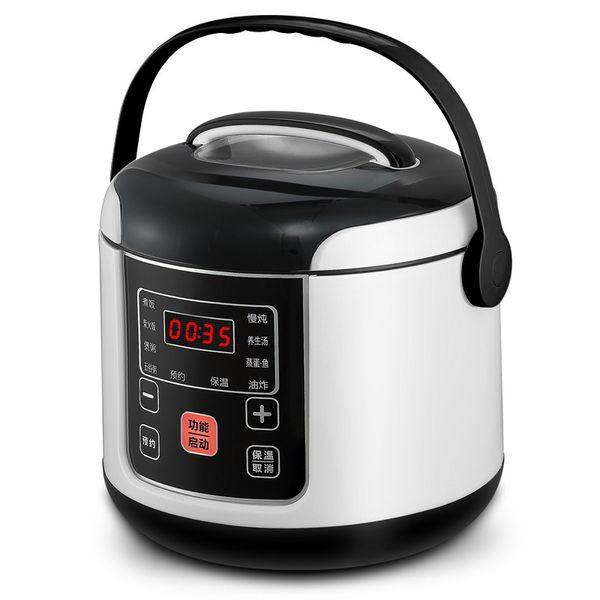 

220v electric rice cooker appliance lunch box slow cooker insulation 1.2l mini multicooker rice pot 1-2 people
