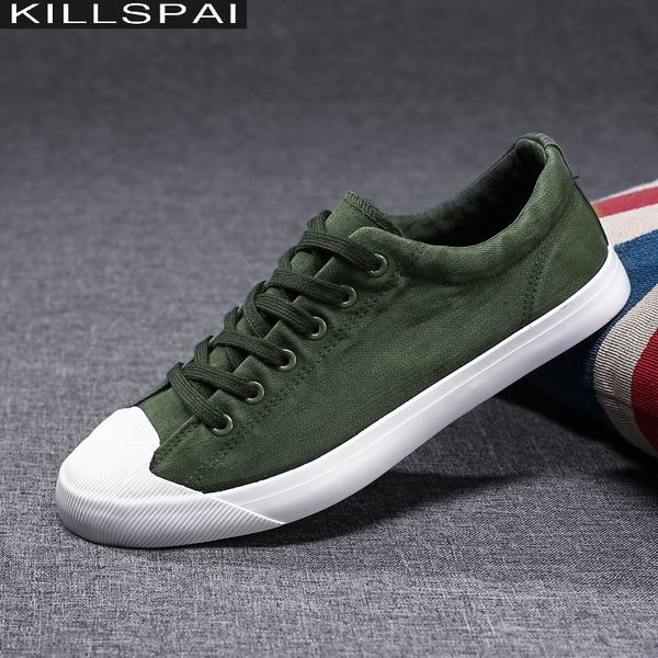 

2020 fashion canvas shoes men casual shoes canvas sneakers men designer lace up breathable sneakers flat casual school man, Black