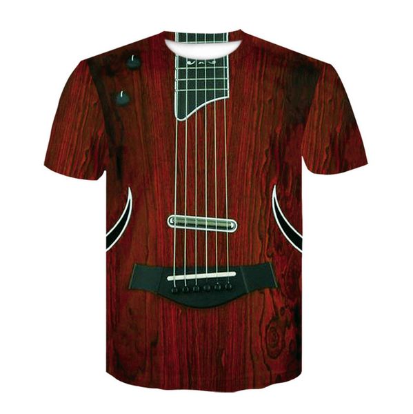 

3d guitar bass printing music suit 3d print shirts kawaii kawaii plus size men clothing