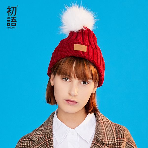 

toyouth solid hats for womens fashionable winter hats warm casual soft female knitted ladies caps knitted funny hat, Blue;gray