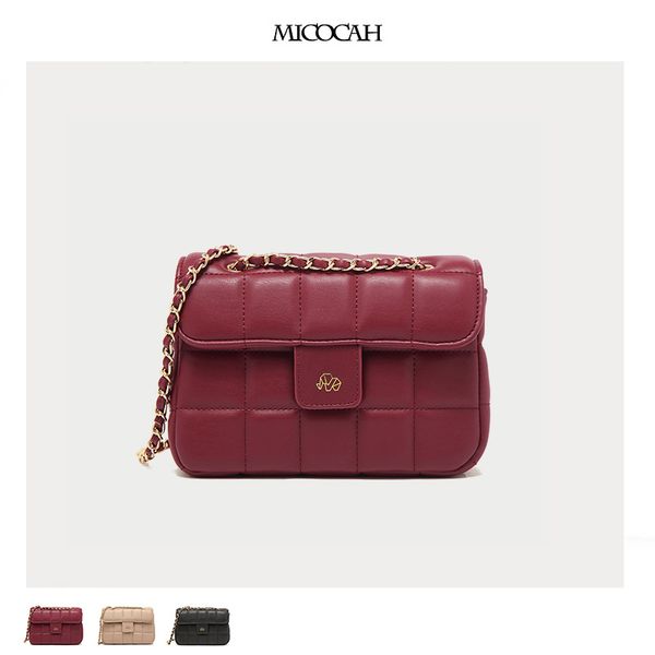 

новая сумка блок строчка малых ароматная сумка цепь плечо женщины