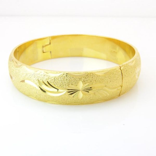 

bangle classic womens wedding bridal bracelet dubai jewelry africa arab thick bangles jewely, Black