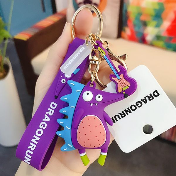 purple croc keychain