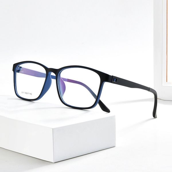 

w-142 retro tr90 men glasses frame for women eyewear spectacles ultra light full rim optical prescription myopia reading glasses, Black