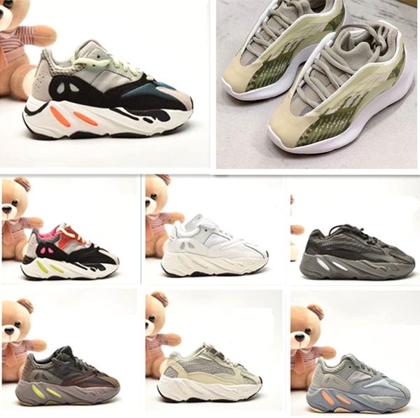 

родительская детская обувь 7oo кроссовки для девочек для мальчиков для мальчиков детские azael kanye west alvah скелетные мужчины женские сп