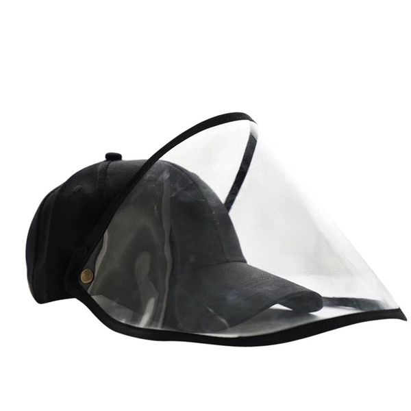 

dropshipping anti-spitting protective hat anti-dust anti-fog dustproof peaked cap hat adjustable size for cap m20, Blue;gray