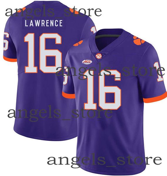 

clemson tiger trevor 16 lawrence ncaa ohio state buckeyes nick 97 bosa dwayne 7 haskins jr college tom 10 brady american football jersey, Black