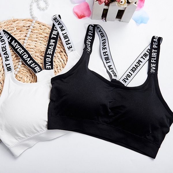 

women sport bra fitness yoga bra black white running yoga fitness crop women push up sports, White;black