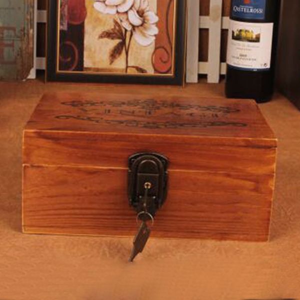 

ящик для хранения безопасный деревянные канцелярские винтажном стиле smooth гостиная отпечатано