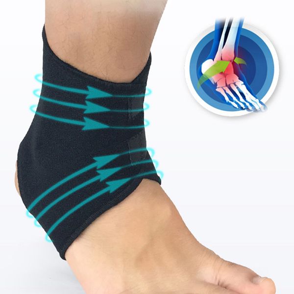

ankle support 1pcs protector sports elastic brace guard foot gear gym, Blue;black