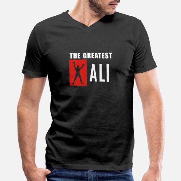 

greates ali футболка мужчины graphic с коротким рукавом s-3xl письмо graphic мода летний стиль уникальный