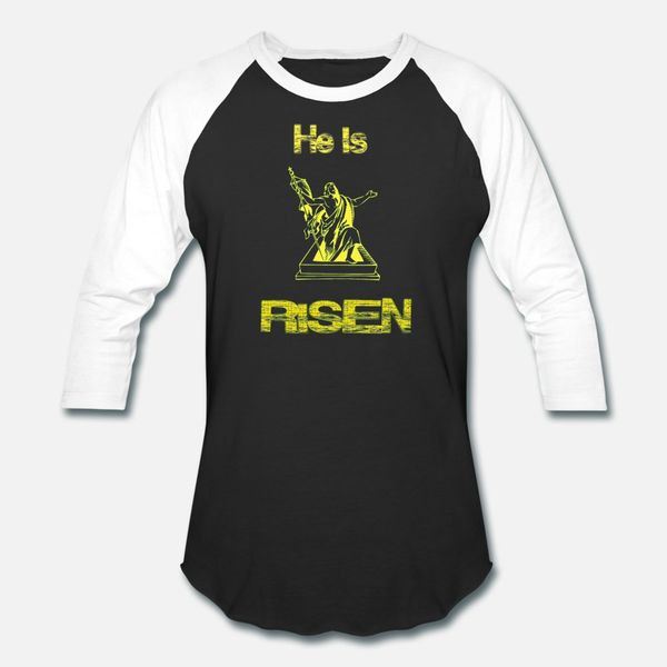 

he is risen christian shirt for easter t shirt men character cotton o-neck unique gift new style summer leisure shirt