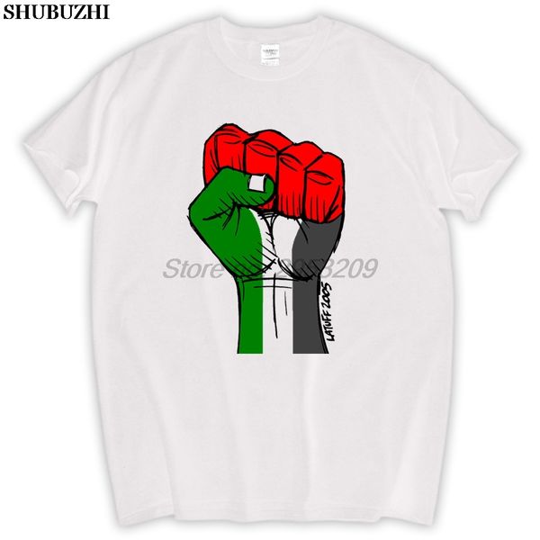 

fist palestine palestinian men short sleeve t-shirt new arrival fashion brand t shirt