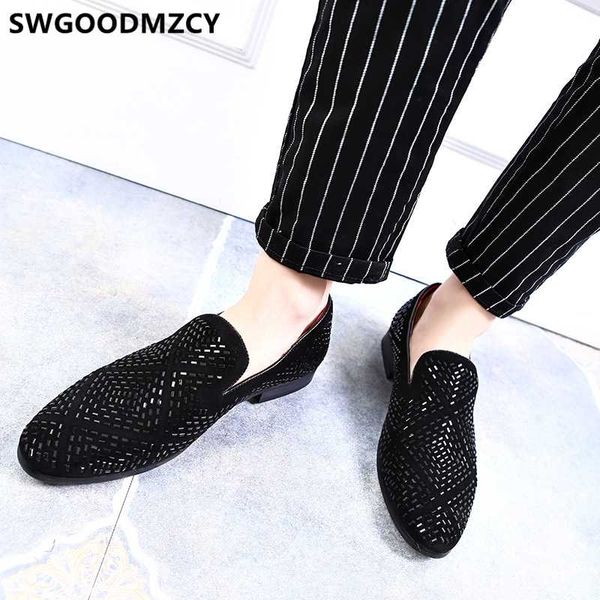 

mens dress shoes loafers rhinestone party shoes men oxford black suit vestidos de novia 2020 coiffeur sepatu slip on pria
