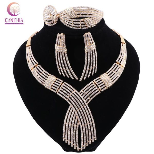 

cynthia african jewelry charm women necklace earrings dubai gold jewelry sets for women wedding bridal bracelet ring set, Silver