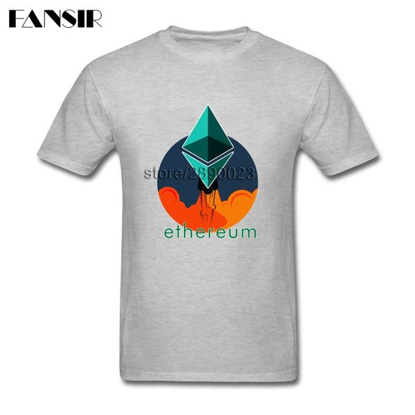

xs-3xl rocket to the moon ethereum vintage t-shirts men man's short sleeve crewneck cotton men t shirt group summer tees
