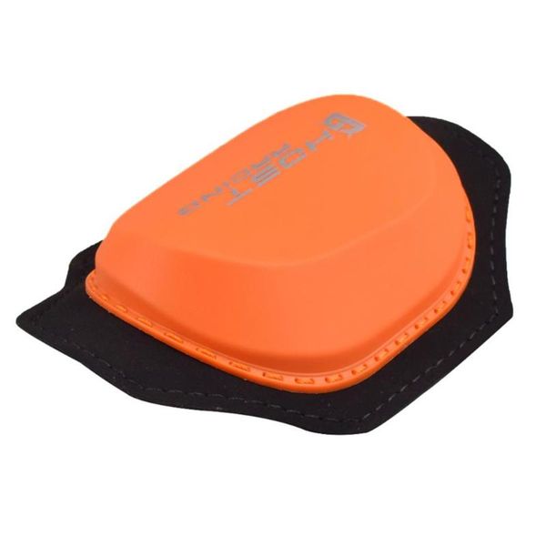 

1 pair plastic windproof motorbike riding knee pads protectors gear body protection, orange