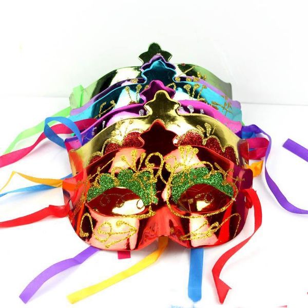 

one color) halloween venetian mask gras glittear most mask fit ball prince princess half mardi size mask masquerade beauty (assorted jquvuy