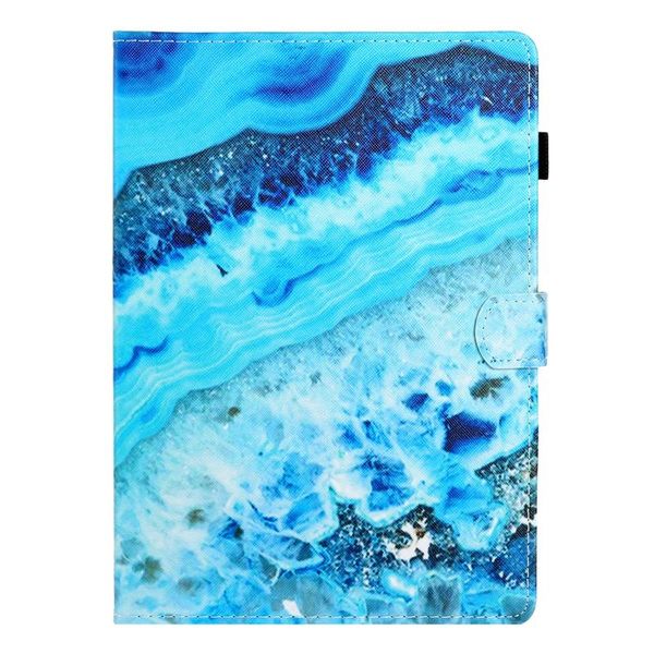 

cgjxspanda leather wallet case for ipad mini 1 2 3 ,4 ,5 ipad 5 6 air 2 9 .7 10 .2 2019 butterfly cat owl beach luxury tower card slot holde