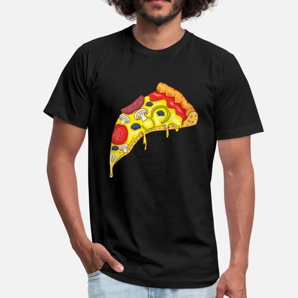 

pizza t shirt men personalized cotton o-neck basic solid loose comfortable spring autumn pictures shirt