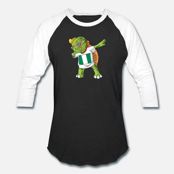 

nigeria dabbing turtle t shirt men personalized tee shirt o-neck unique fitness new fashion spring autumn novelty shirt