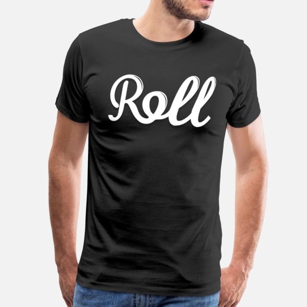 

jiu jitsu bjj roll jiu jitsu white light t shirt men customize short sleeve round collar family loose casual summer novelty shirt