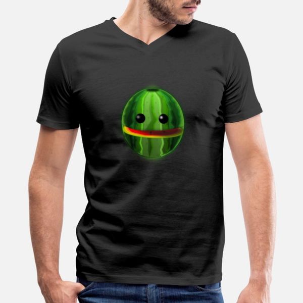 

melancia t shirt men character 100% cotton round neck fit cute humor spring natural shirt