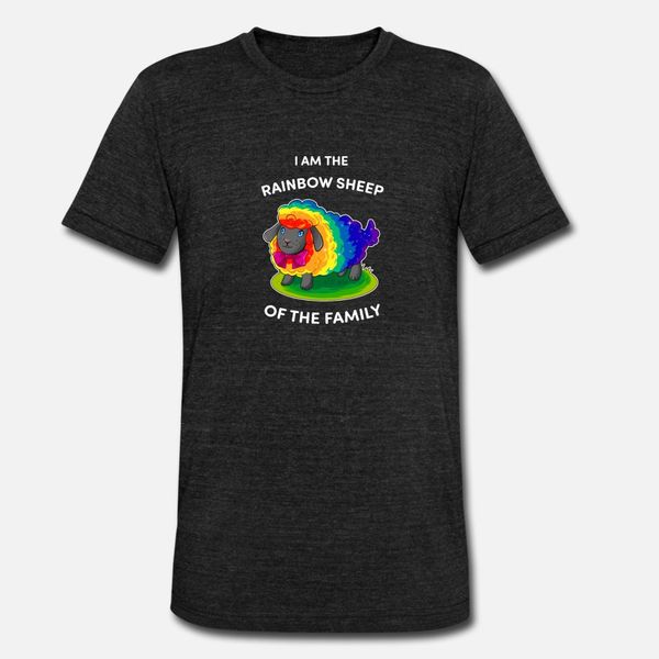 

rainbow sheep lgbt pride gay lesbian flag gift t shirt men designs tee shirt s-3xl male interesting building summer style vintage shirt