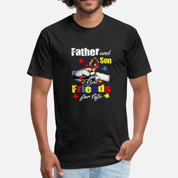 

autism awareness shirt father and son friends t shirt men designing cotton s-3xl fit gift basic summer cool shirt