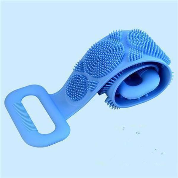 

silicone brushes bath towels rubbing back mud peeling body strap magic medical massage shower brush flexible scrubber skin cleaning