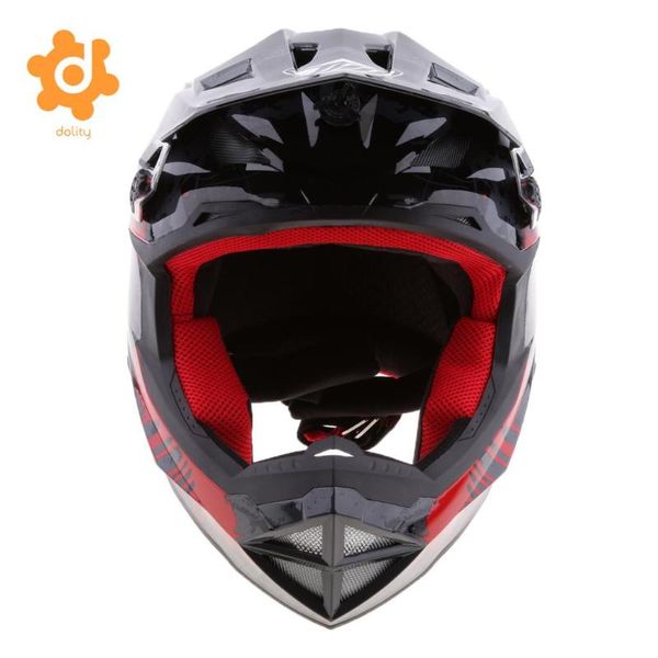 

black motorcycle motorbike dirt bike riding full face helmet ce approved