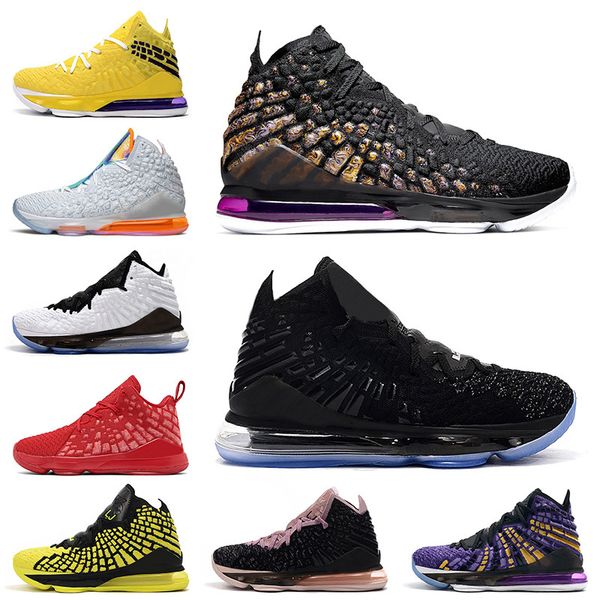 

fashion classic james 17 mens basketball shoes 17s black gold glow in dark grey orange oreo university red sport designers sneakers 40-46