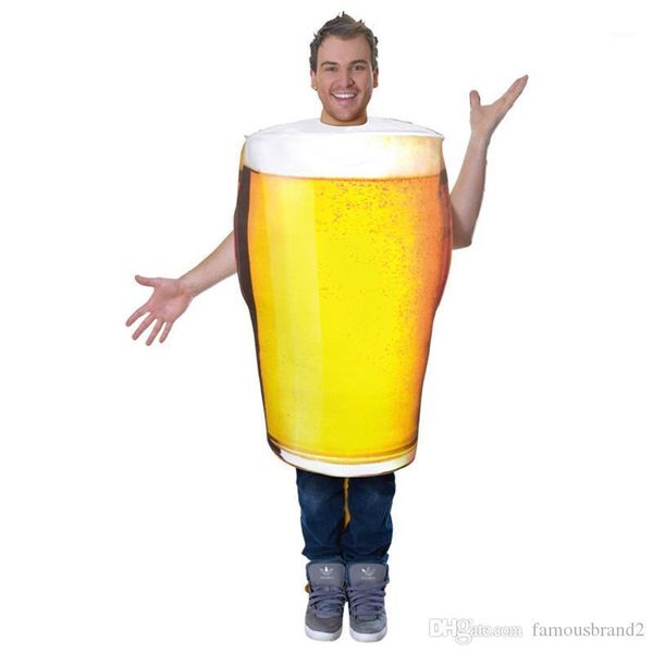 

designer clothes germany oktoberfest beer bottles and bubble beer mug food theme costume halloween cosplay mens, Black;red