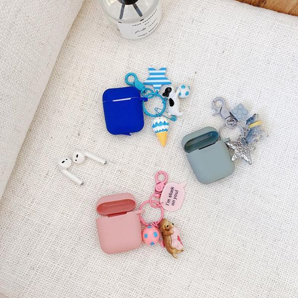 

cgjxsnew silicone bluetooth wireless earphone case for airpods protective cover skin accessories for airpods charging box