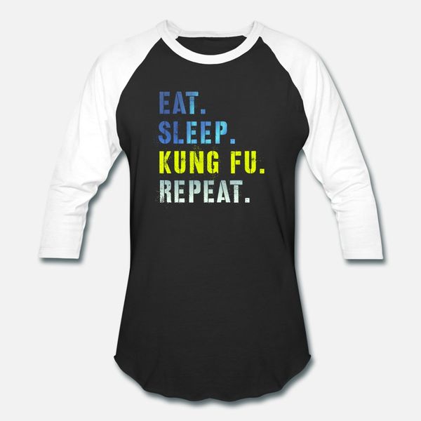 

eat sleep kung fu repeat slogan karate sushi t shirt men designs tee shirt plus size 3xl pictures sunlight comfortable summer natural shirt